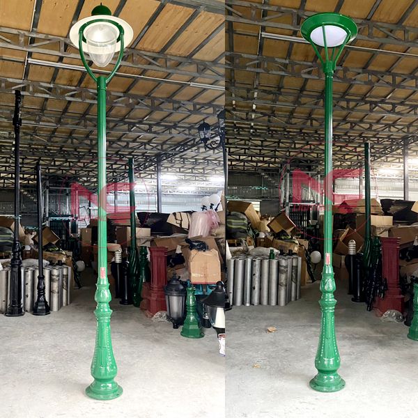 cột đèn trang trí 1 bóng dc09, Cột Đèn Sân Vườn DC-09