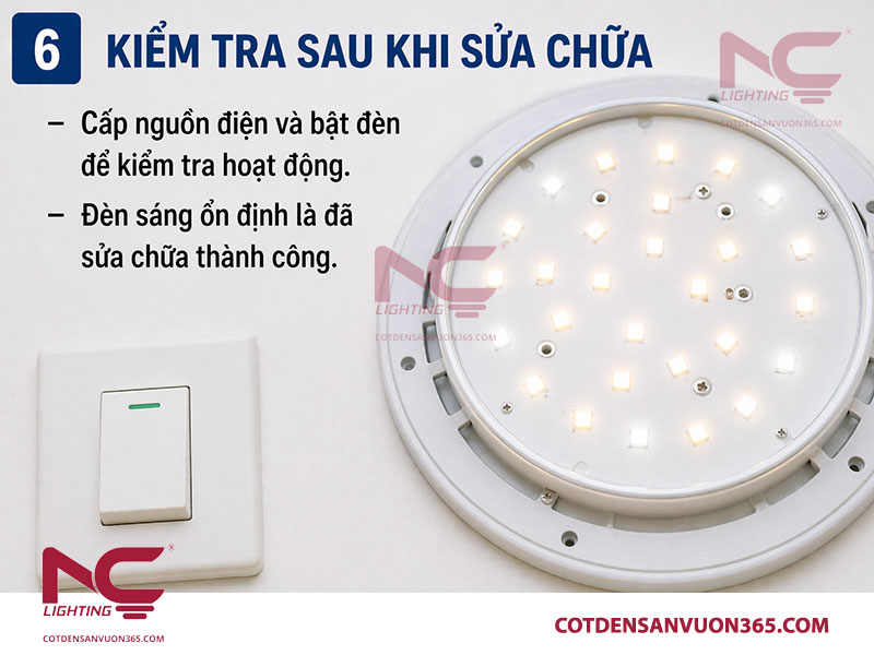 Bước 6: Thay thế linh kiện hỏng