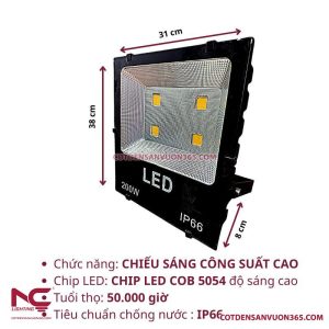 Đèn Pha led 200W PNC 20