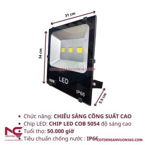 Đèn Pha Led PNC-04 P=150W